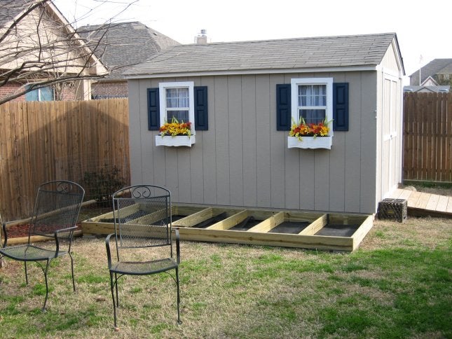 Improve The Looks Of A Storage Shed 6 Steps Instructables