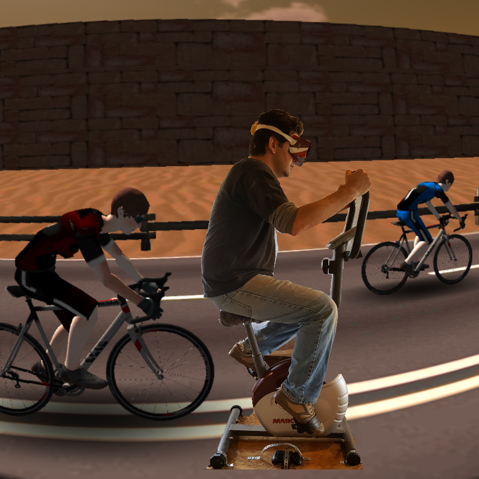 Virtual Exercise Bike Race : 3 Steps 