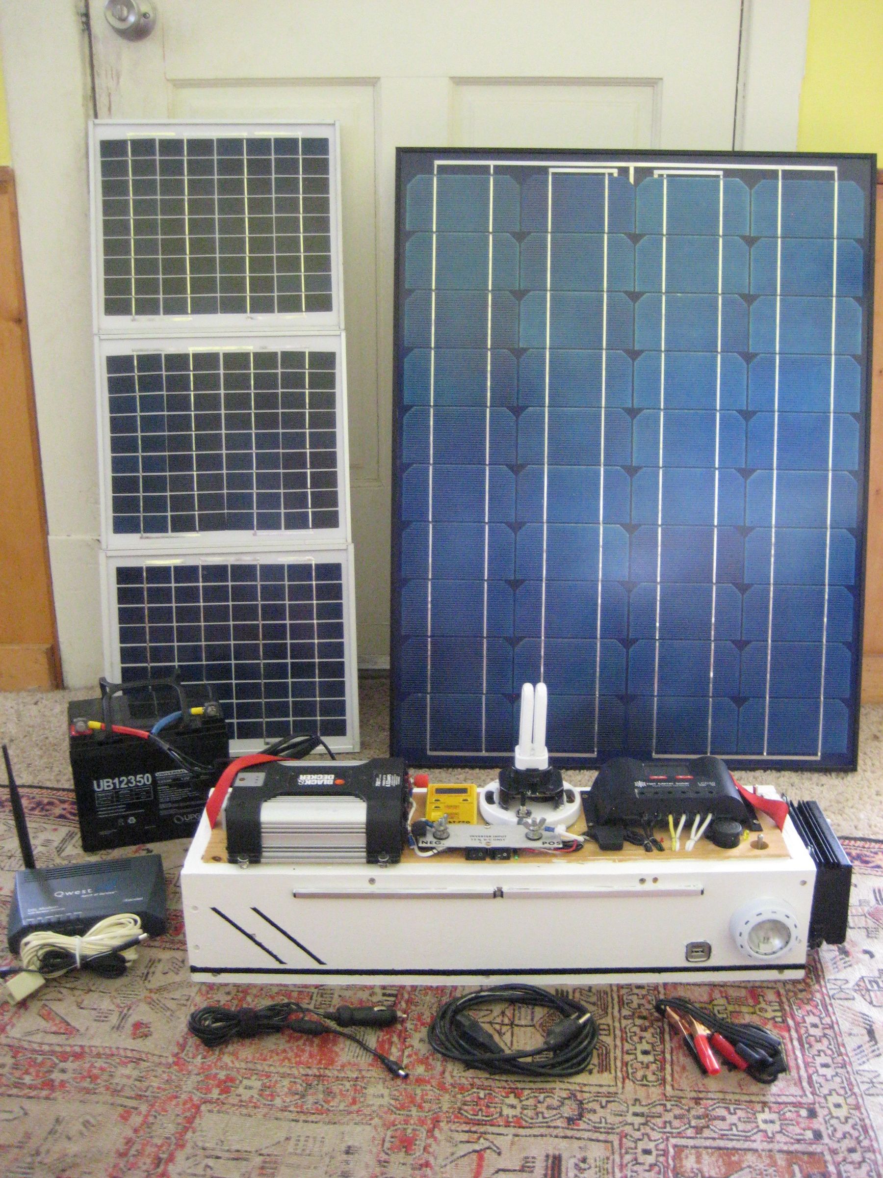 Solar Generator Emergency Power Supply Portable Camp Power
