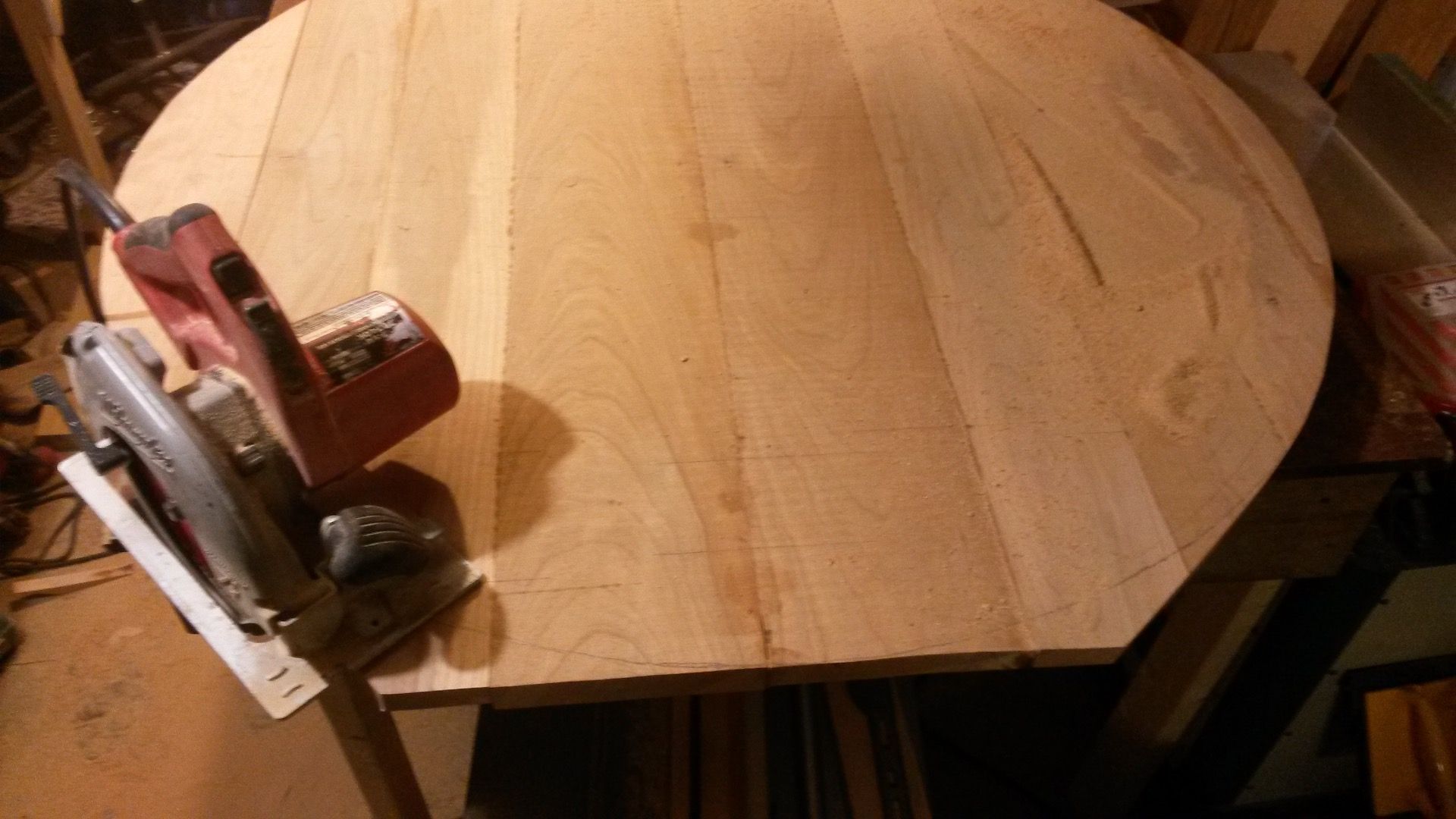 How to Cut a Round Table Top With a Circular Saw Instructables