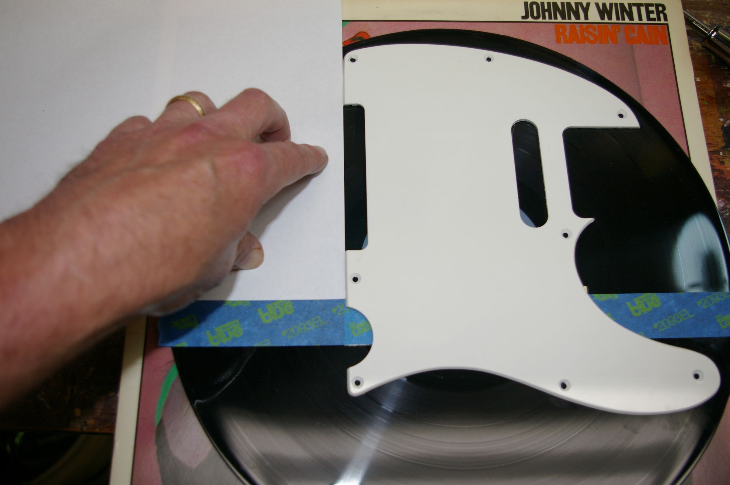 Vinyl Record Pickguard for Guitar 7 Steps (with Pictures) Instructables