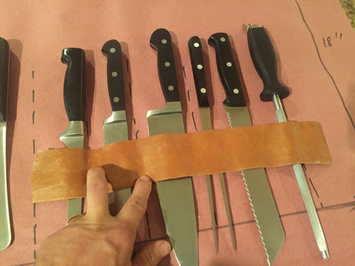 Leather Chef's Knife Roll 9 Steps (with Pictures) Instructables