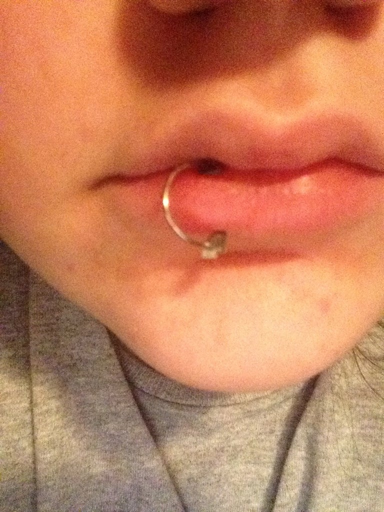 diy fake nose lip ear ring very easy