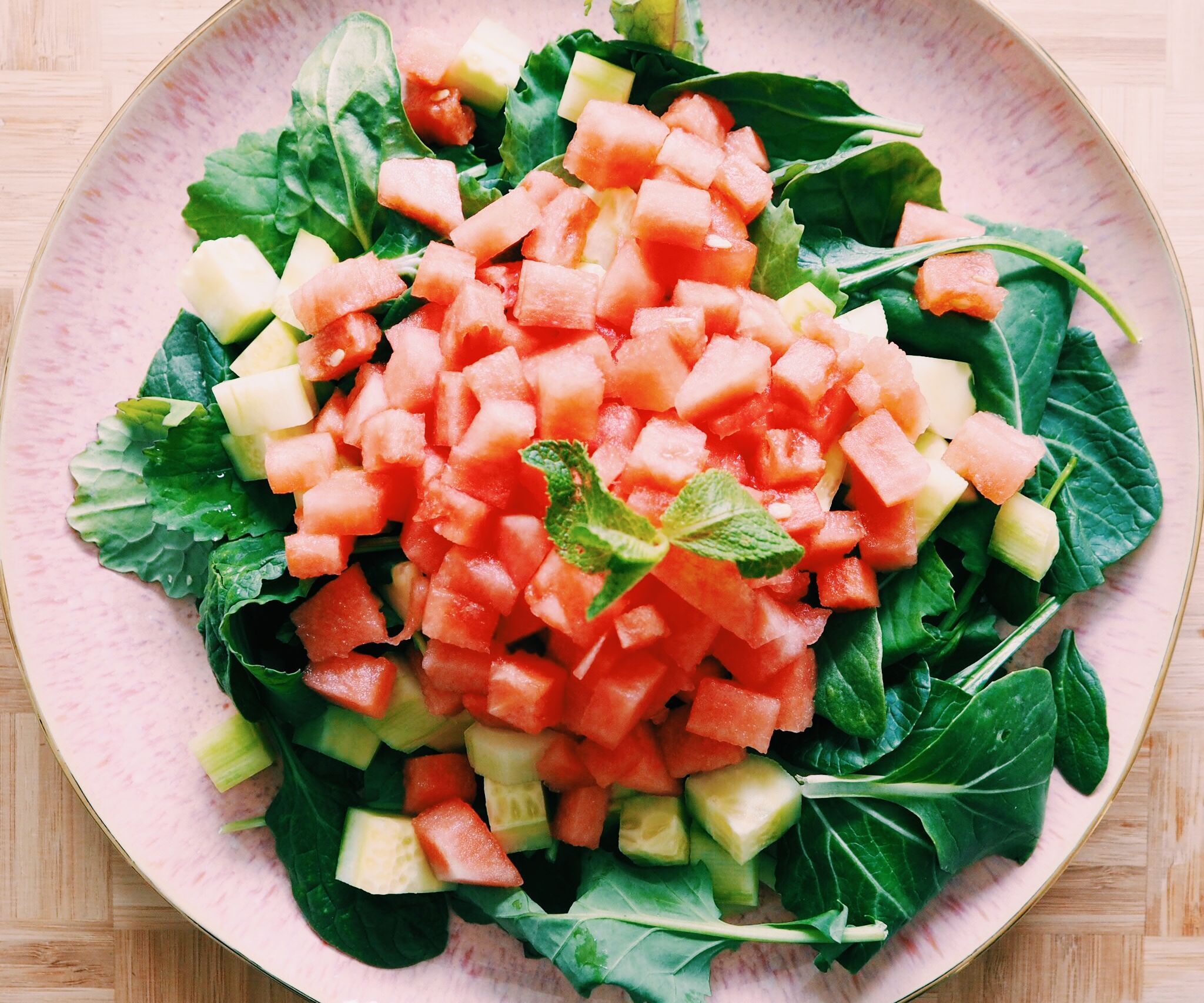 RECIPE | WATERMELON CUCUMBER SALAD FOR CLEAR SKIN