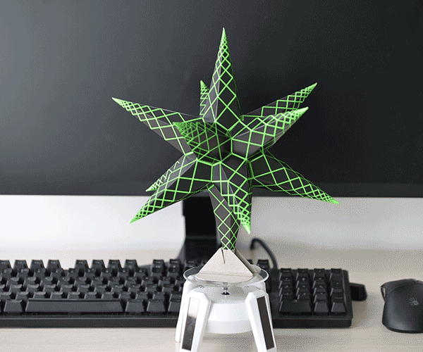 black star – paper polyhedron DIY Project DIY Project Image