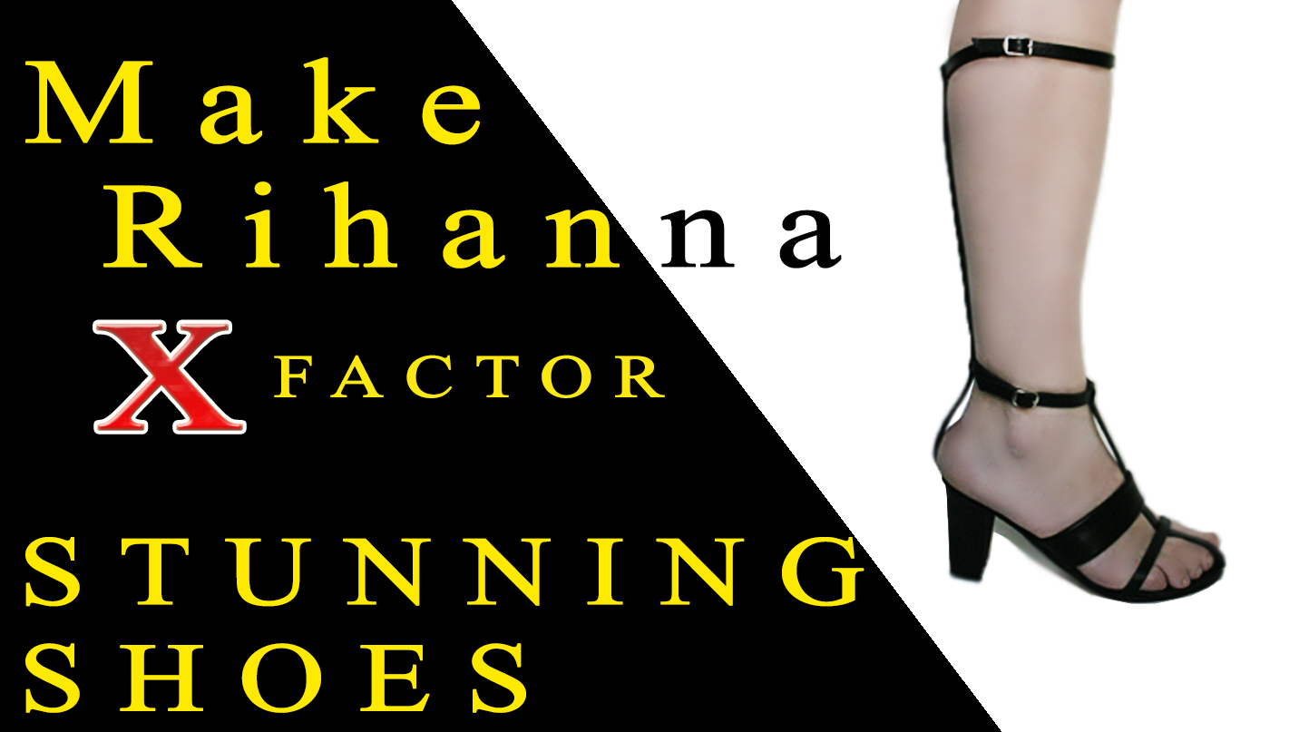 how to make rihanna 2012 x factor shoes part 1 DIY Project DIY Project Image