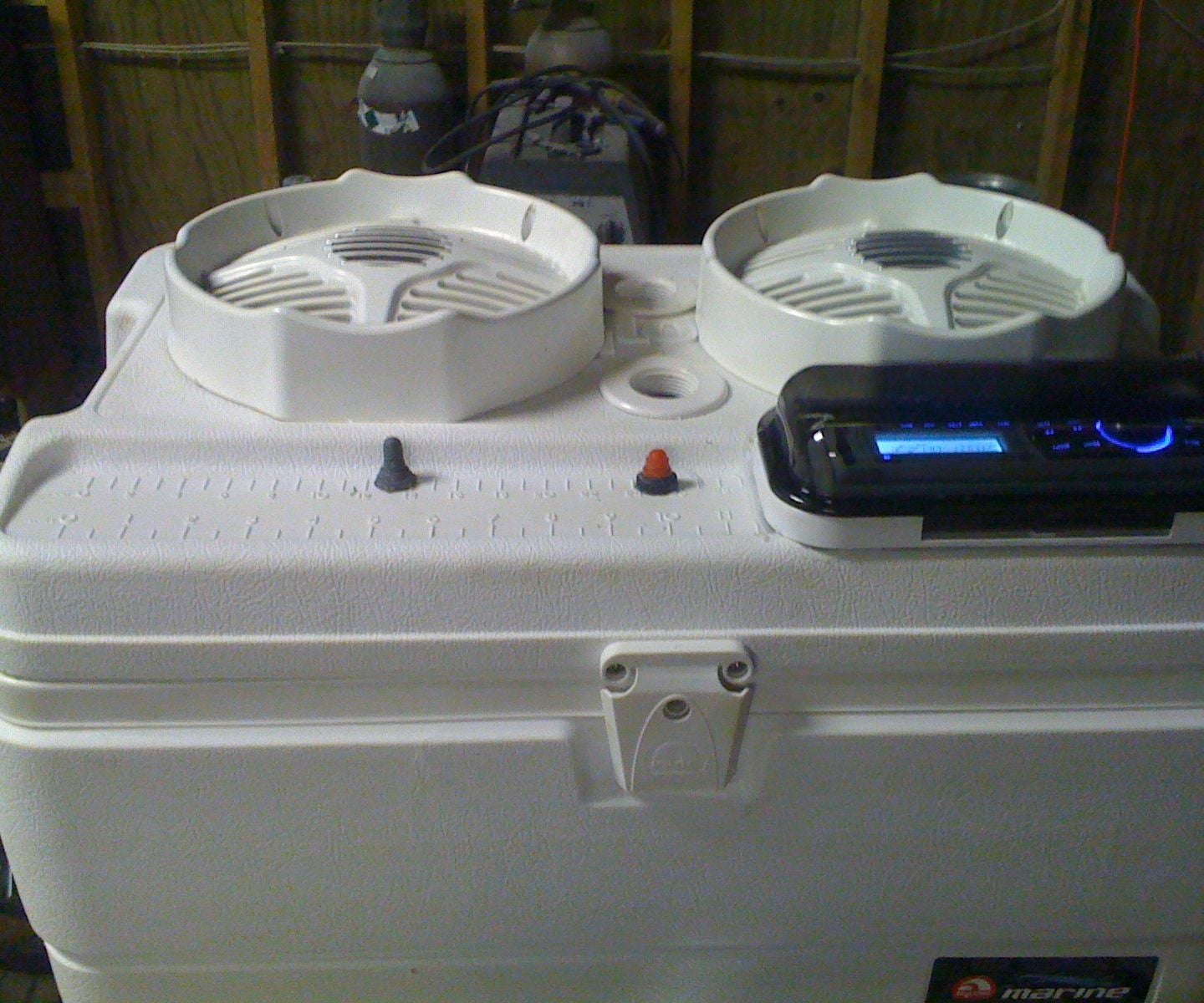Cooler Stereo W/ Wakeboard Tower Speakers (Small Package.. Big Punch) 5 Steps Instructables