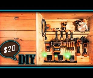 How to Build a Compact Tool Storage Shelf