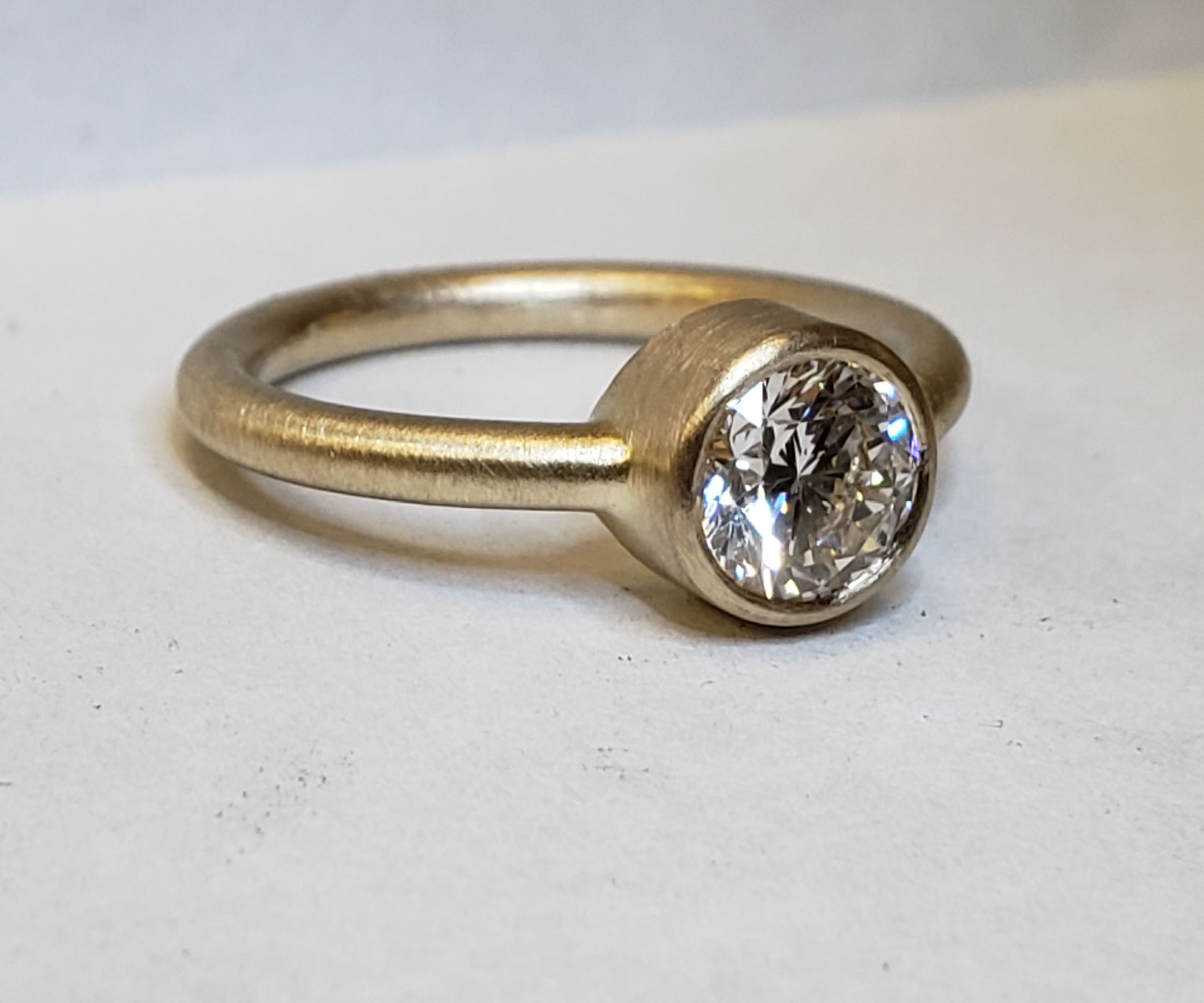 Making a Simple Bezel Set Ring