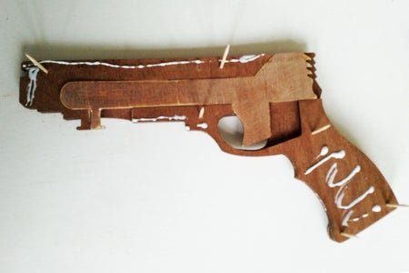 Download Simple Rubber Band Gun Using Laser Cutter 4 Steps Instructables