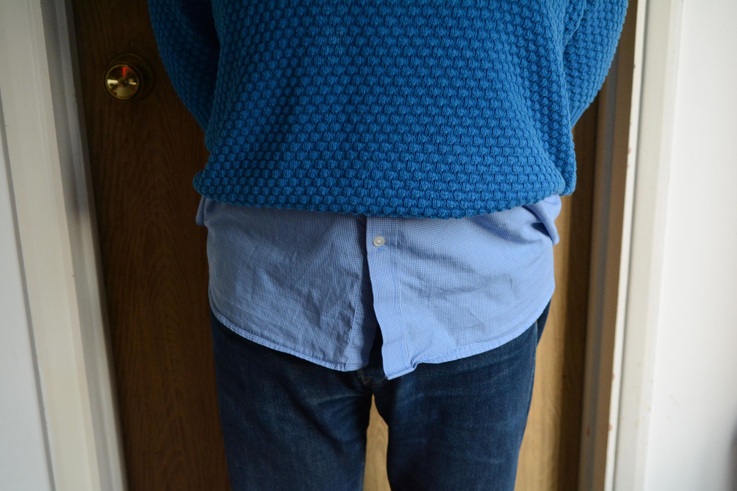 Lightweight Shirt Tail Vest to Be Worn 
