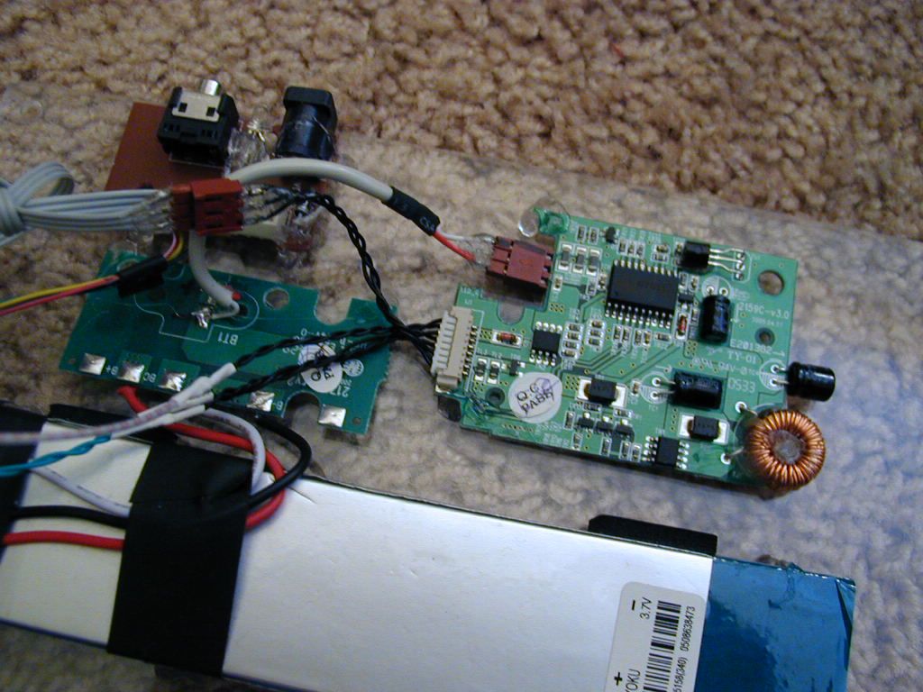 Instalación de los componentes: panel posterior