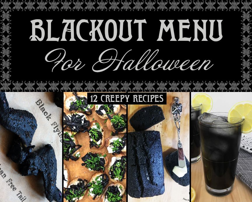 Blackout Menu for Halloween