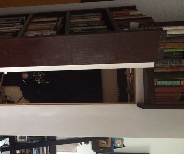 Super SIMPLE Secret Bookshelf Door & Book Unlock Mechanism