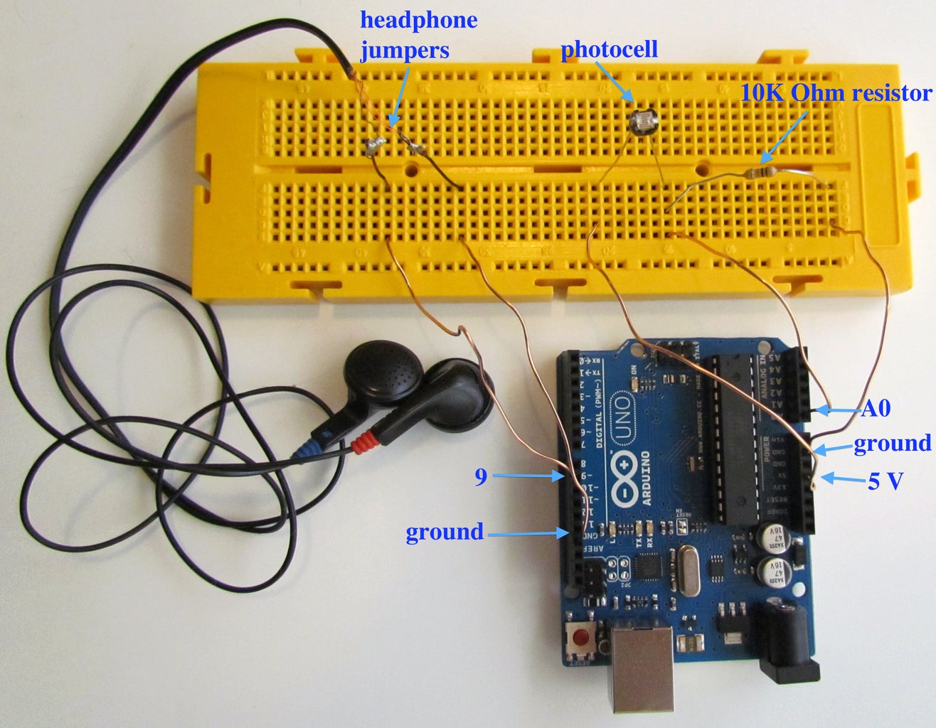 Arduino Optical Theremin : 4 Steps (with Pictures) - Instructables