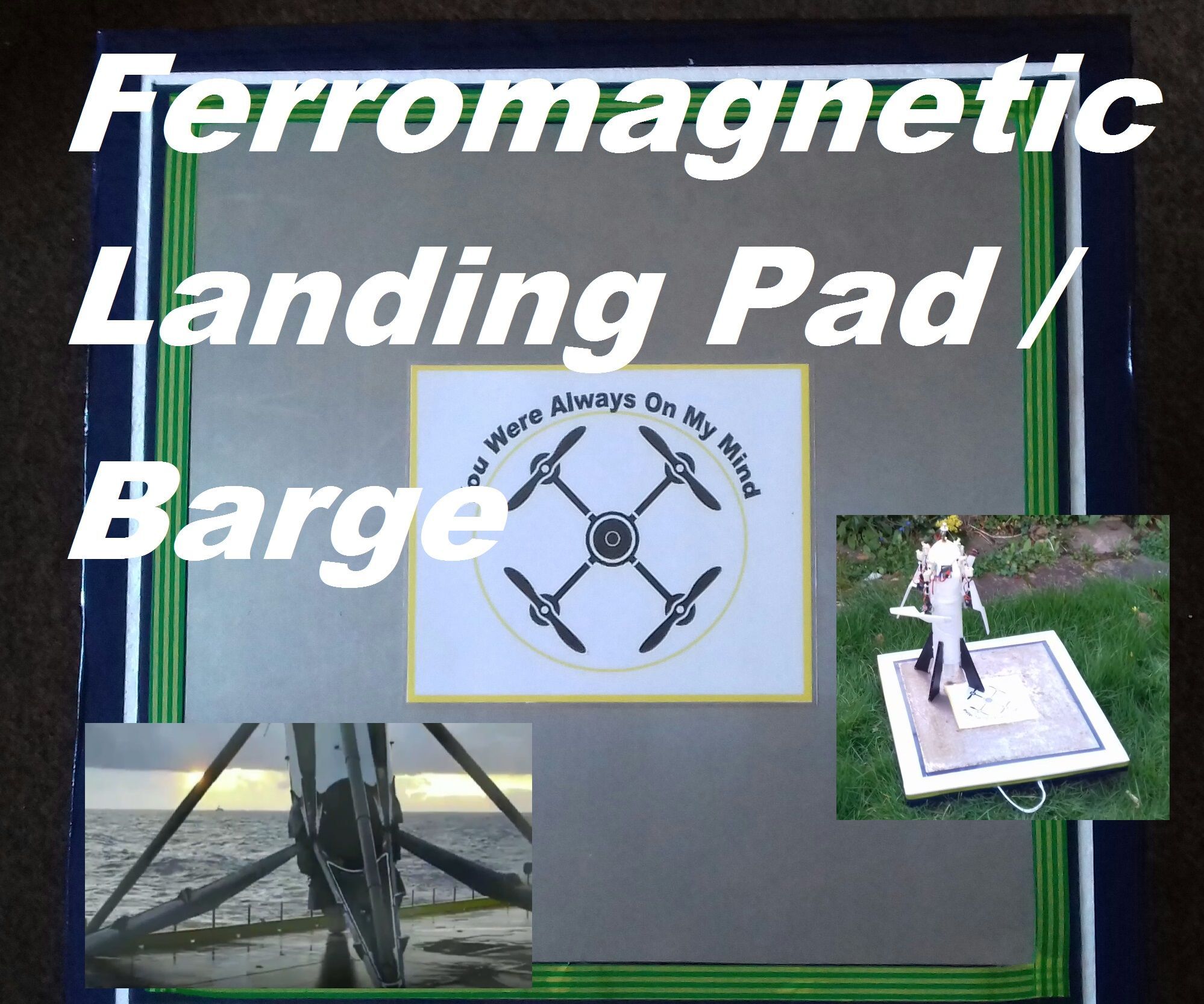 (ferro) magnetic landing platform / barge for quadcopters / drones / rockets DIY Project DIY Project Image
