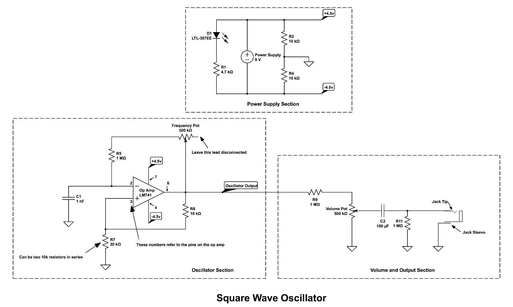 Build a Square Wave Oscillator - Part 1 of DIY Modular Synths : 7 Steps ...