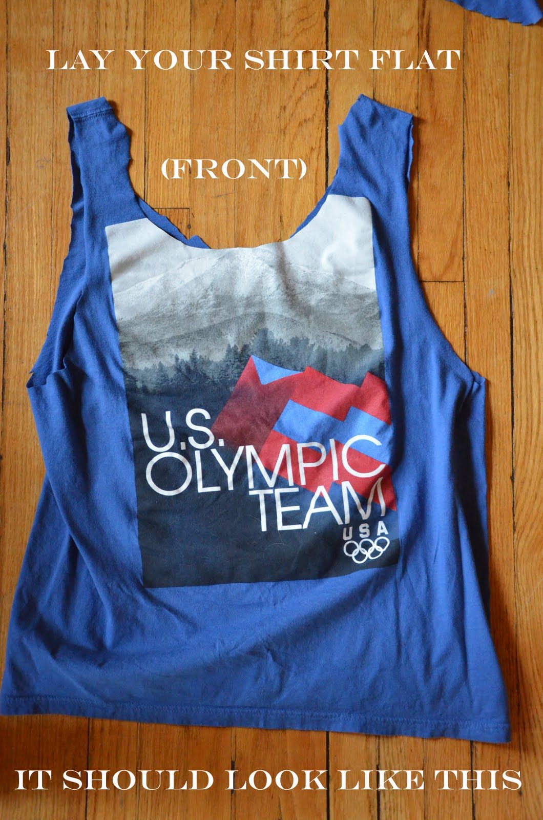 Make a Tank Top From an Old T-shirt : 6 