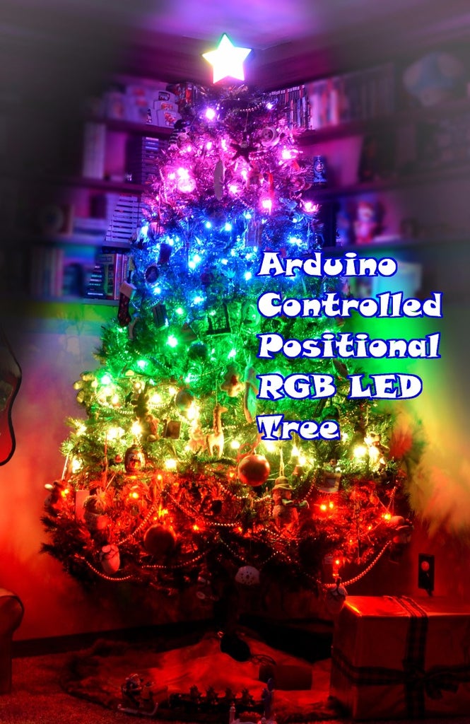 Arduino Controlled Positional Rgb Led Christmas Tree 6 Steps With Pictures Instructables Color Changing Led Christmas Lights