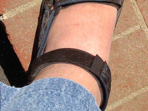 Velcro Sandals to Handle Wide Feet 