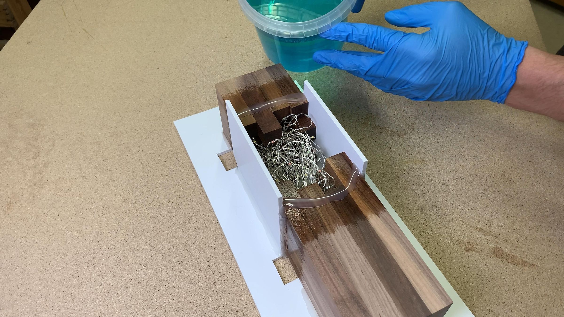 Epoxy Resin and Walnut LED Night Lamp : 18 Steps (with Pictures ...