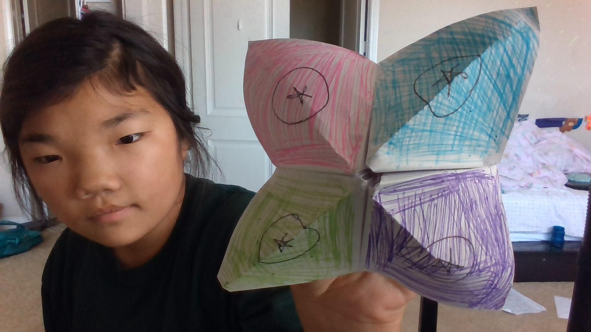 How to Make Paper Fortune Tellers