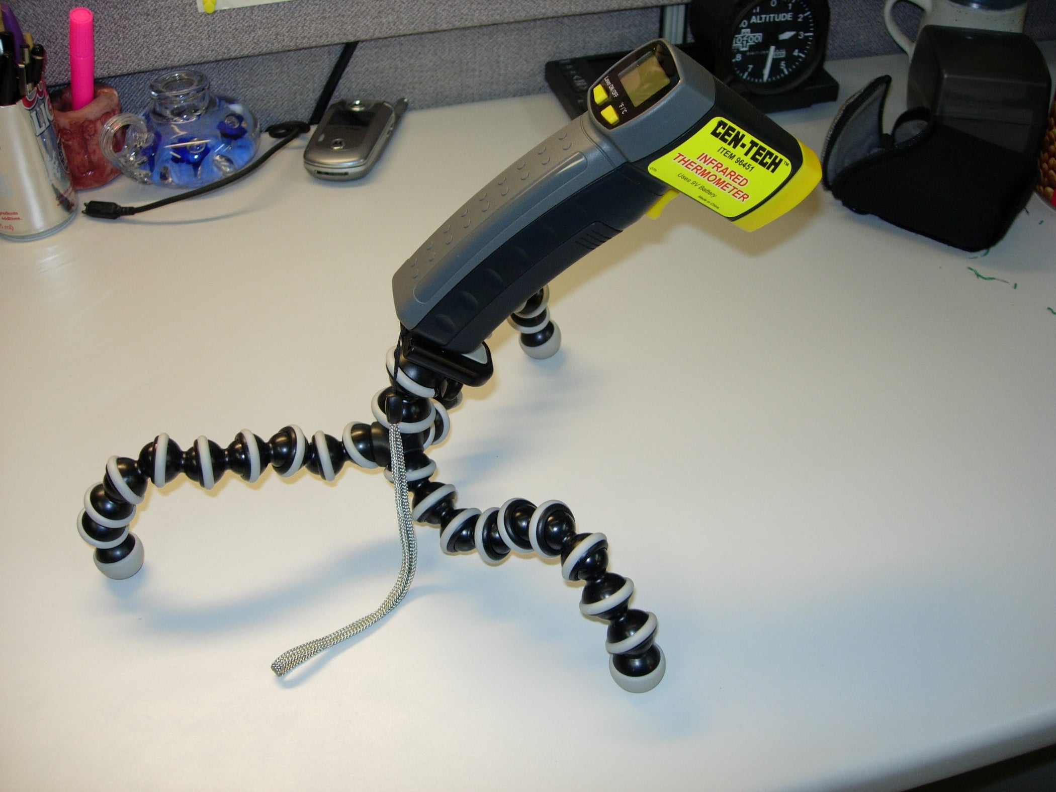CenTech Infrared Thermometer Mount 5 Steps Instructables
