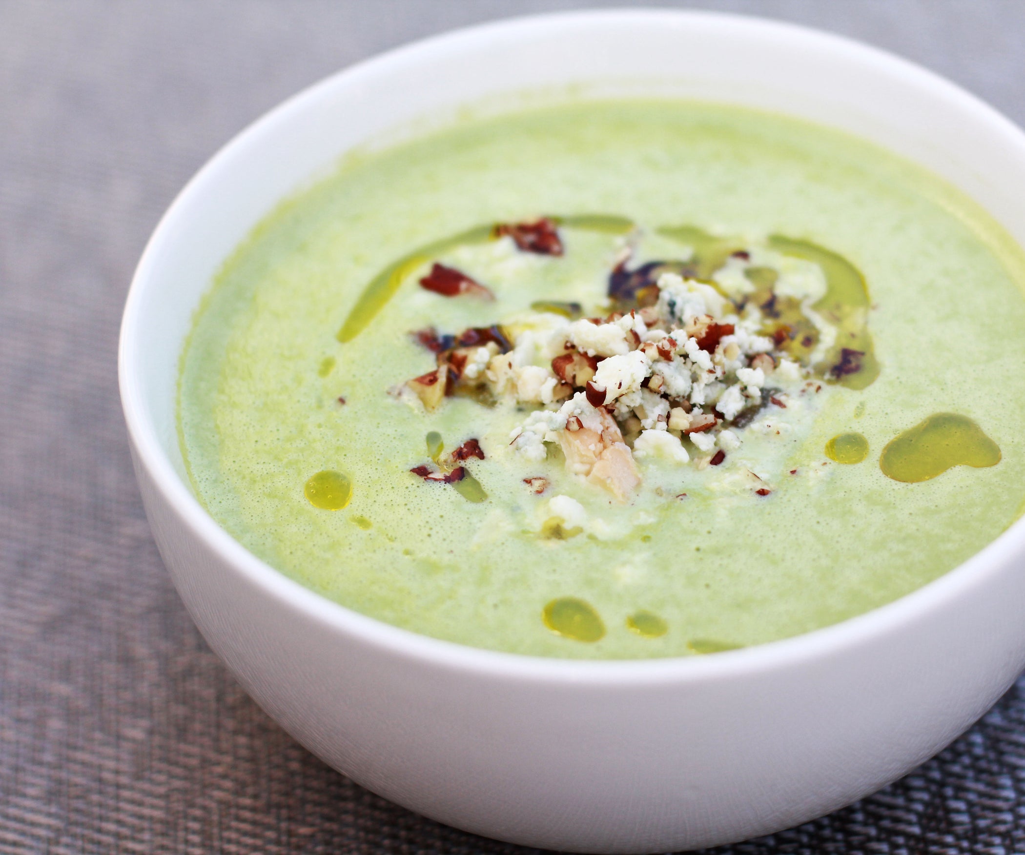 Cream of Asparagus Soup With Bleu Cheese and Pecans Instructables
