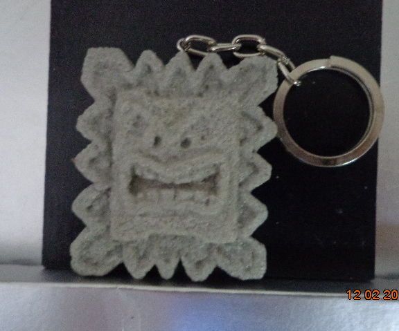 what to do with losing cornstarch? maybe a lovely keychain fake rock! DIY Project DIY Project Image