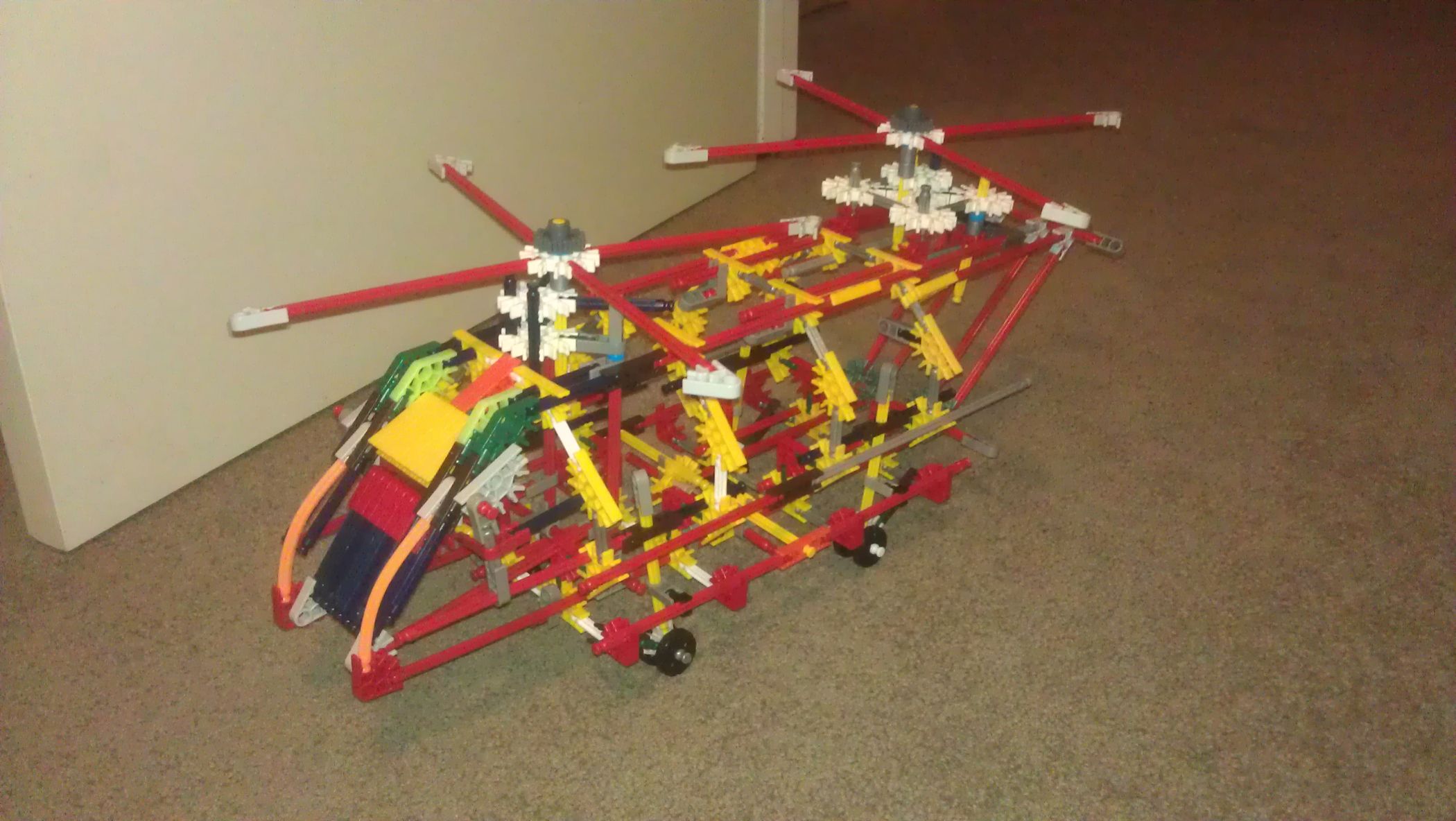 KNEX D47 Chinook Helicopter Instructables