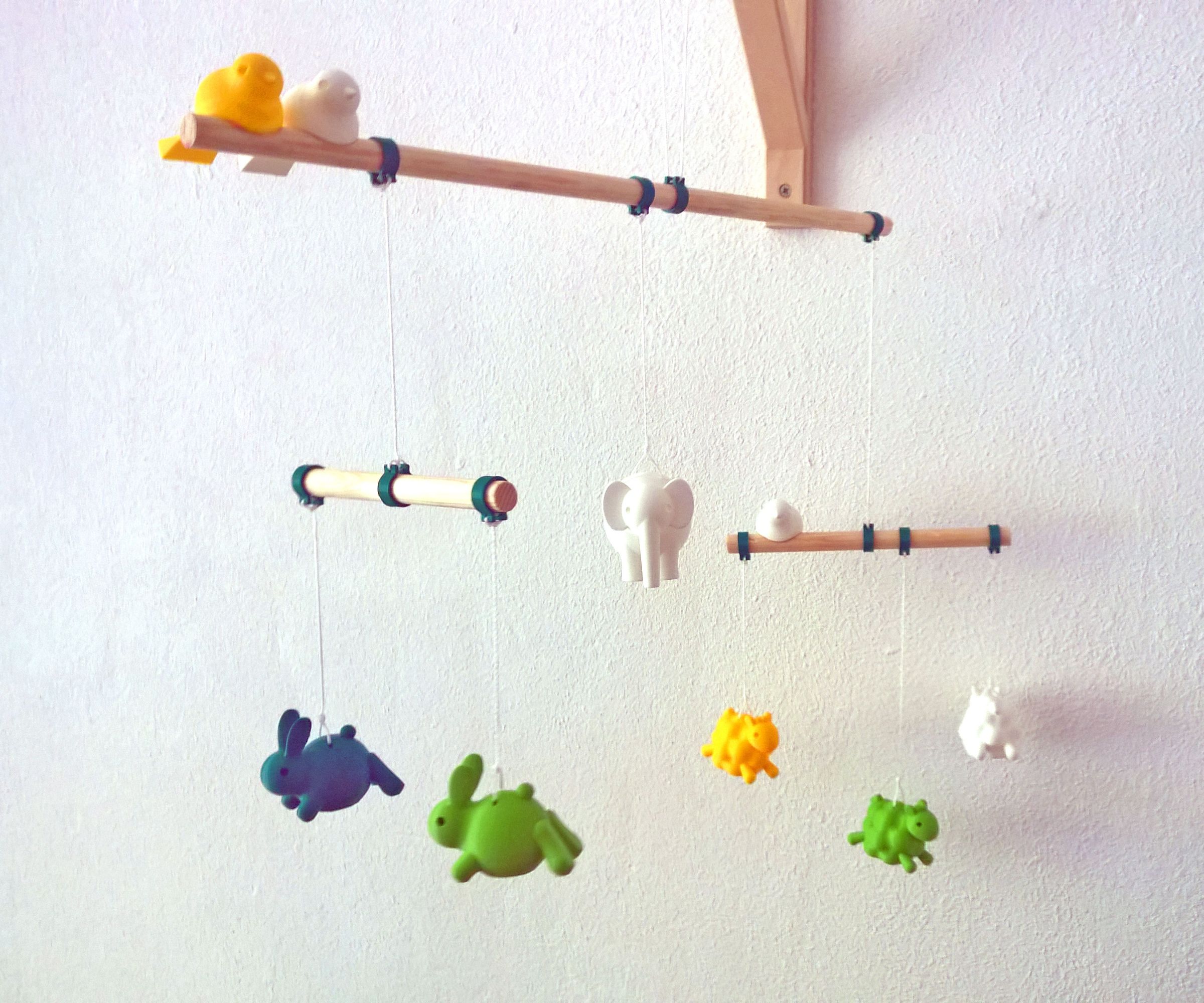 3d printed baby mobile & how to model animals DIY Project DIY Project Image