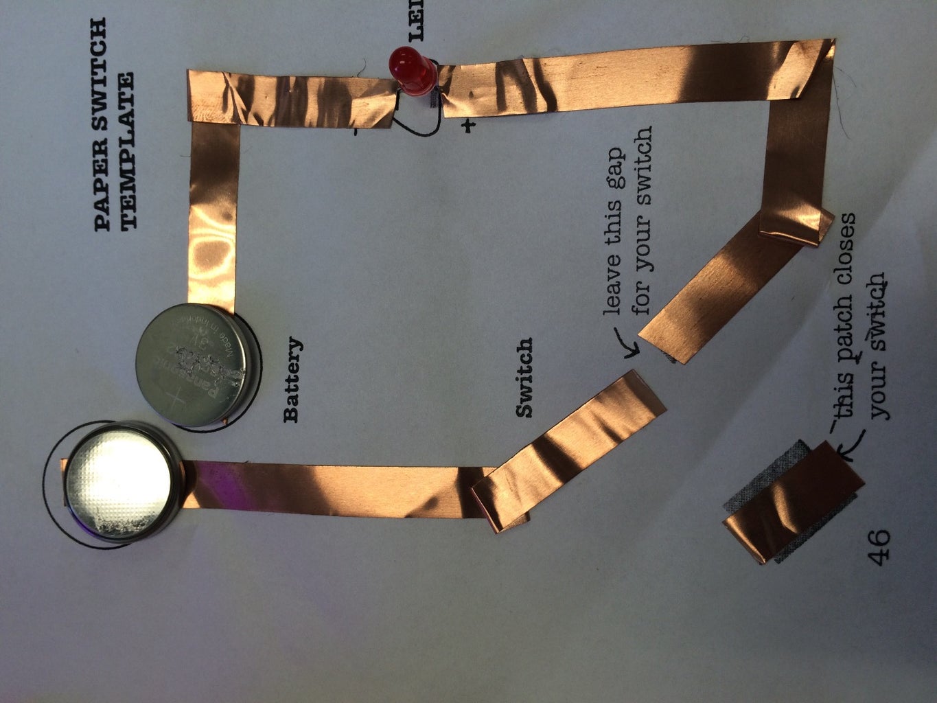 How to Make Paper Circuits : 11 Steps Circuit Diagram