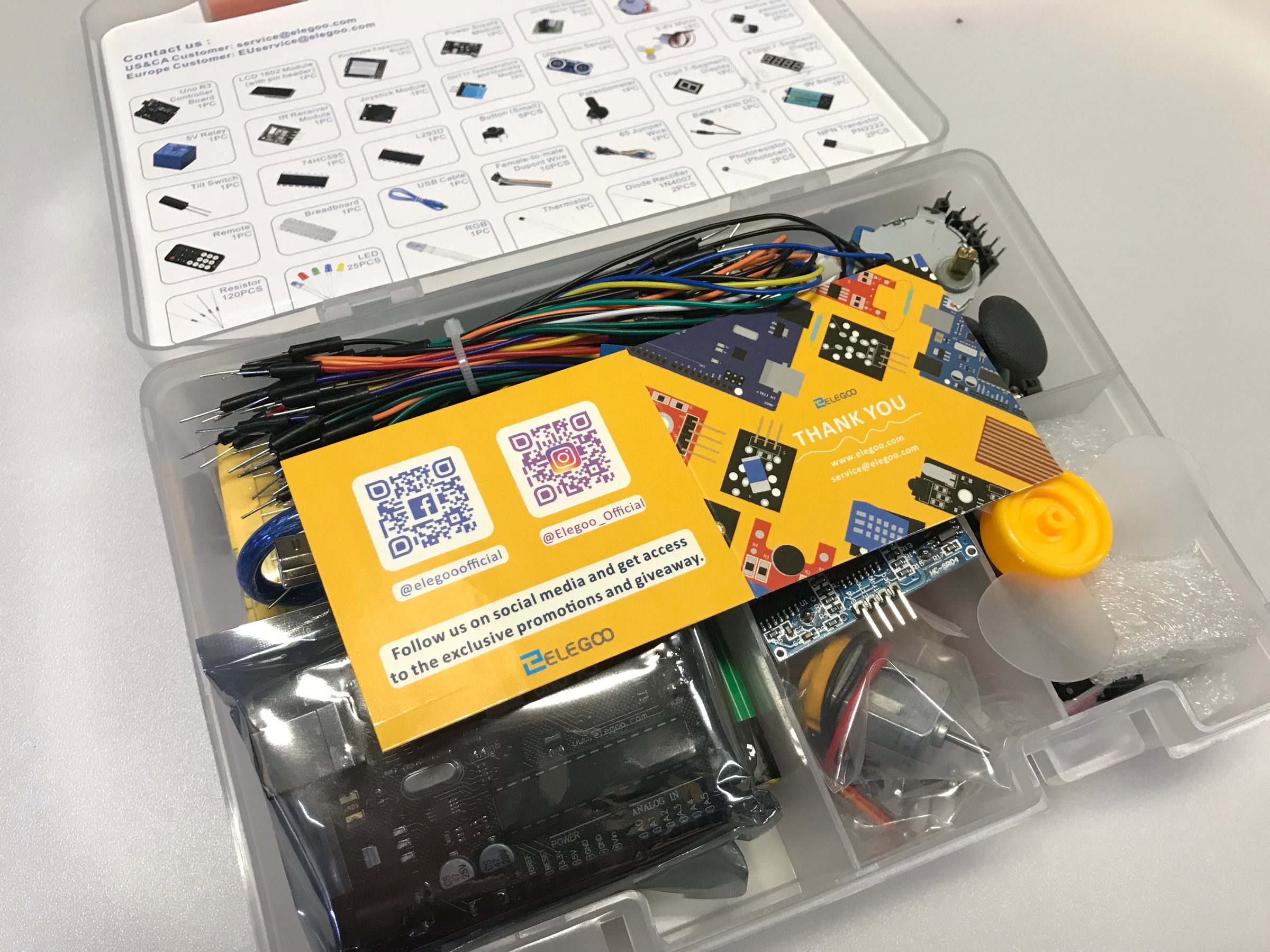 Fun Projects With Elegoo Uno R3 Super Start Kit Joystick Control for