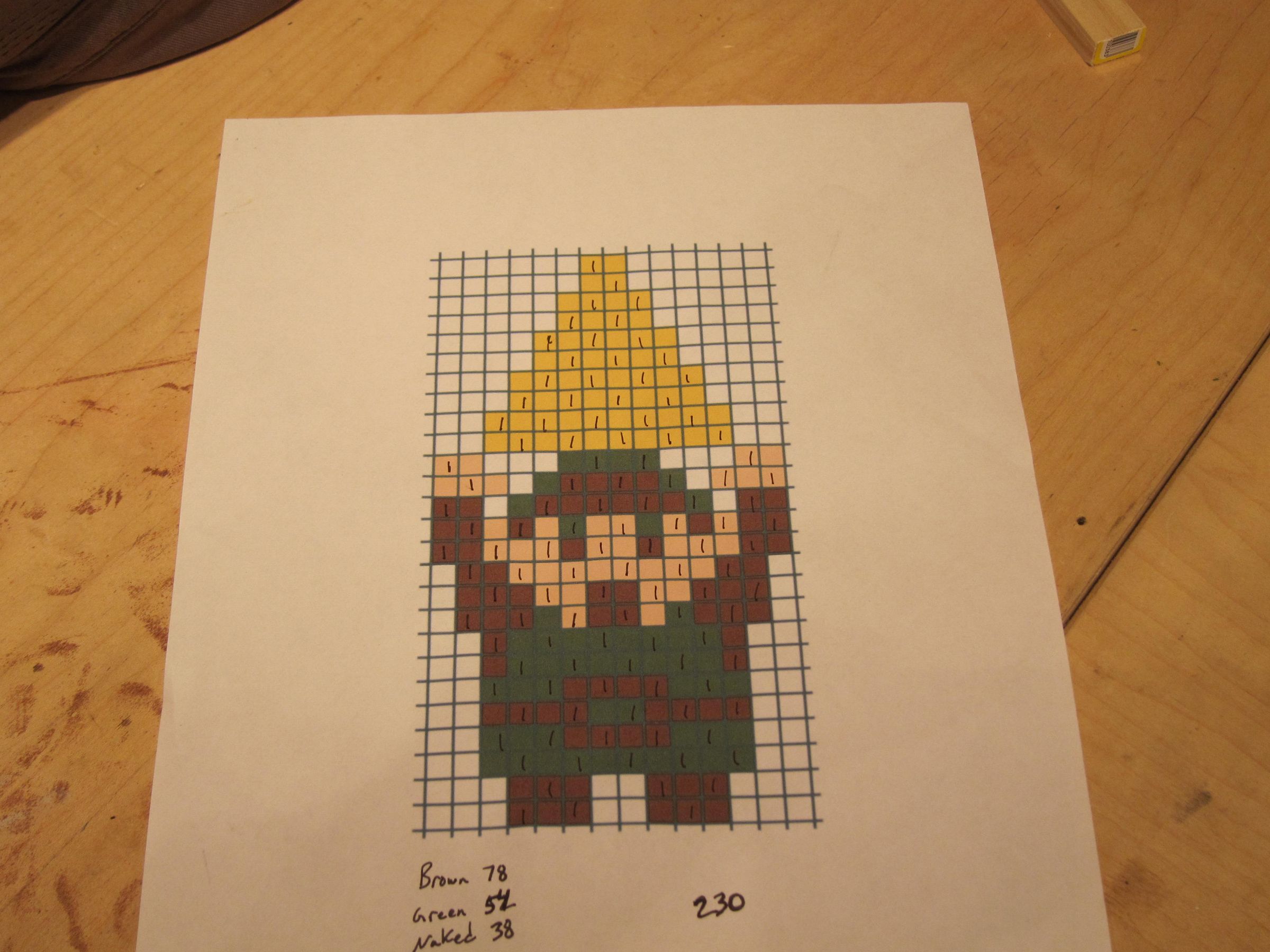Stained Wood Pixel Art 7 Steps (with Pictures) Instructables