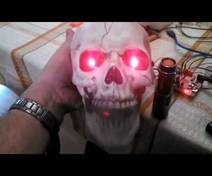 DIY guide for Talking, Motion Activated Skull with step-by-step instructions