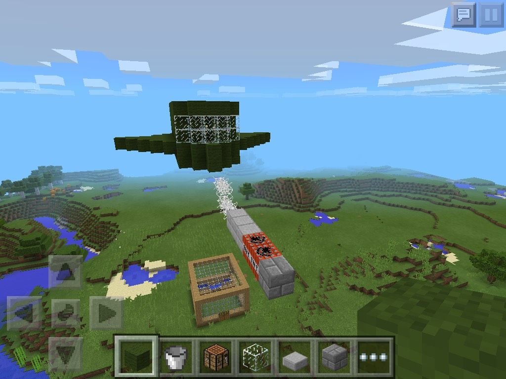 Step-by-step guide for how to make a minecraft fighter jet DIY Project DIY project
