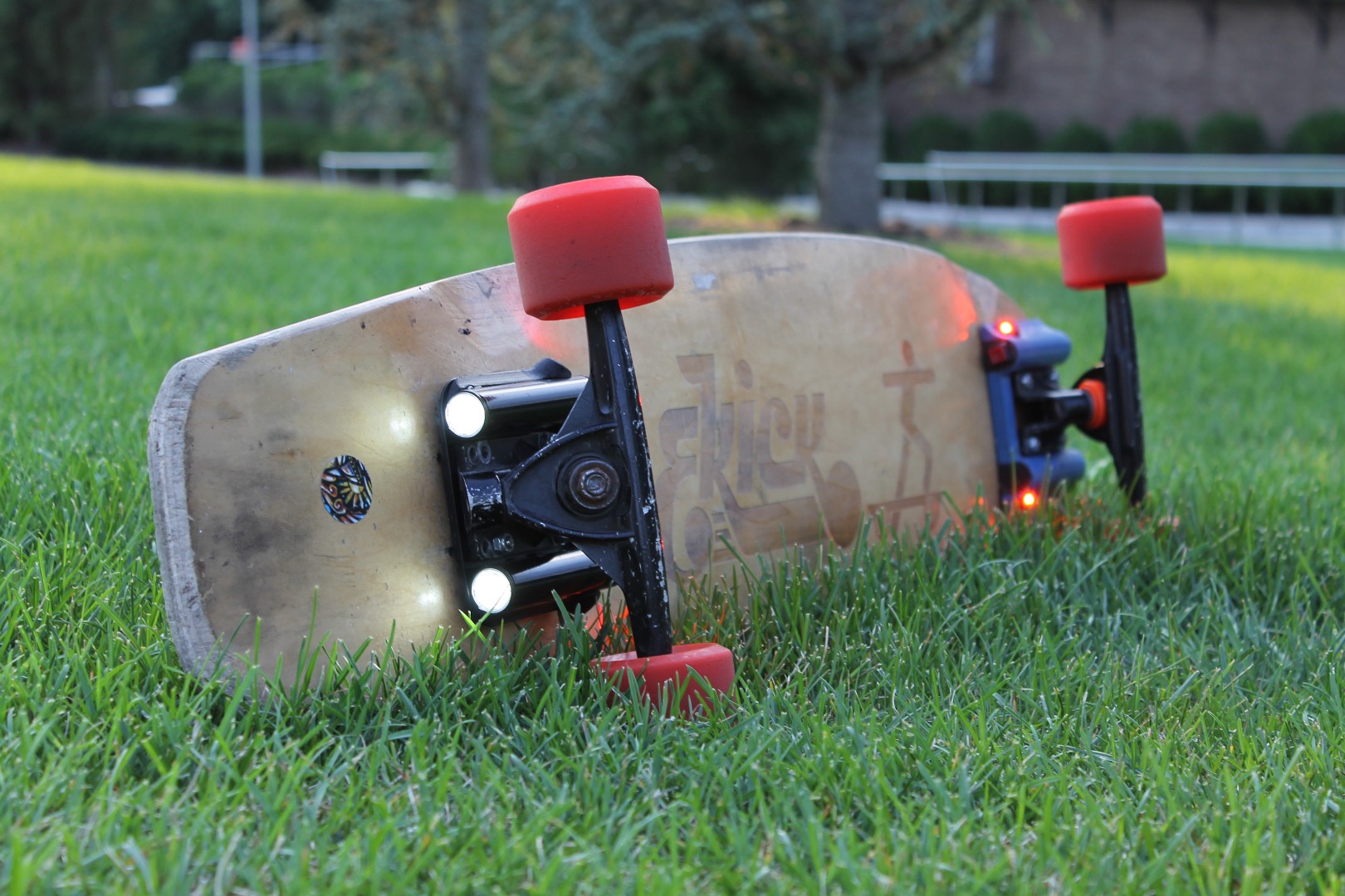 DIY Skateboard Longboard Riser Lights Angled Riser 5 Steps Instructables
