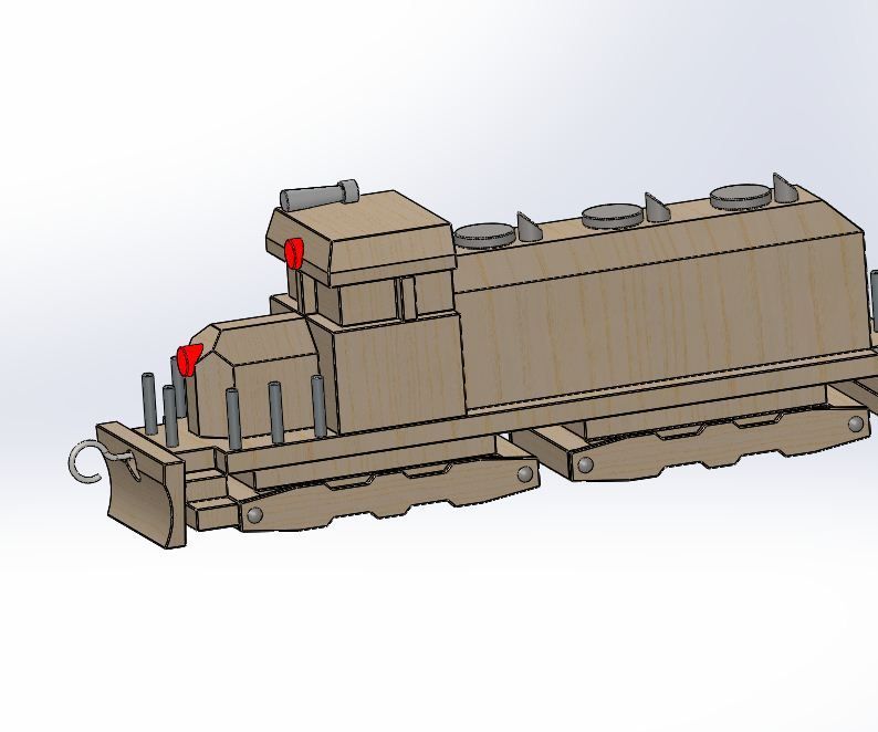 wooden train DIY Project DIY Project Image