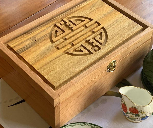 A Carved Tea Box