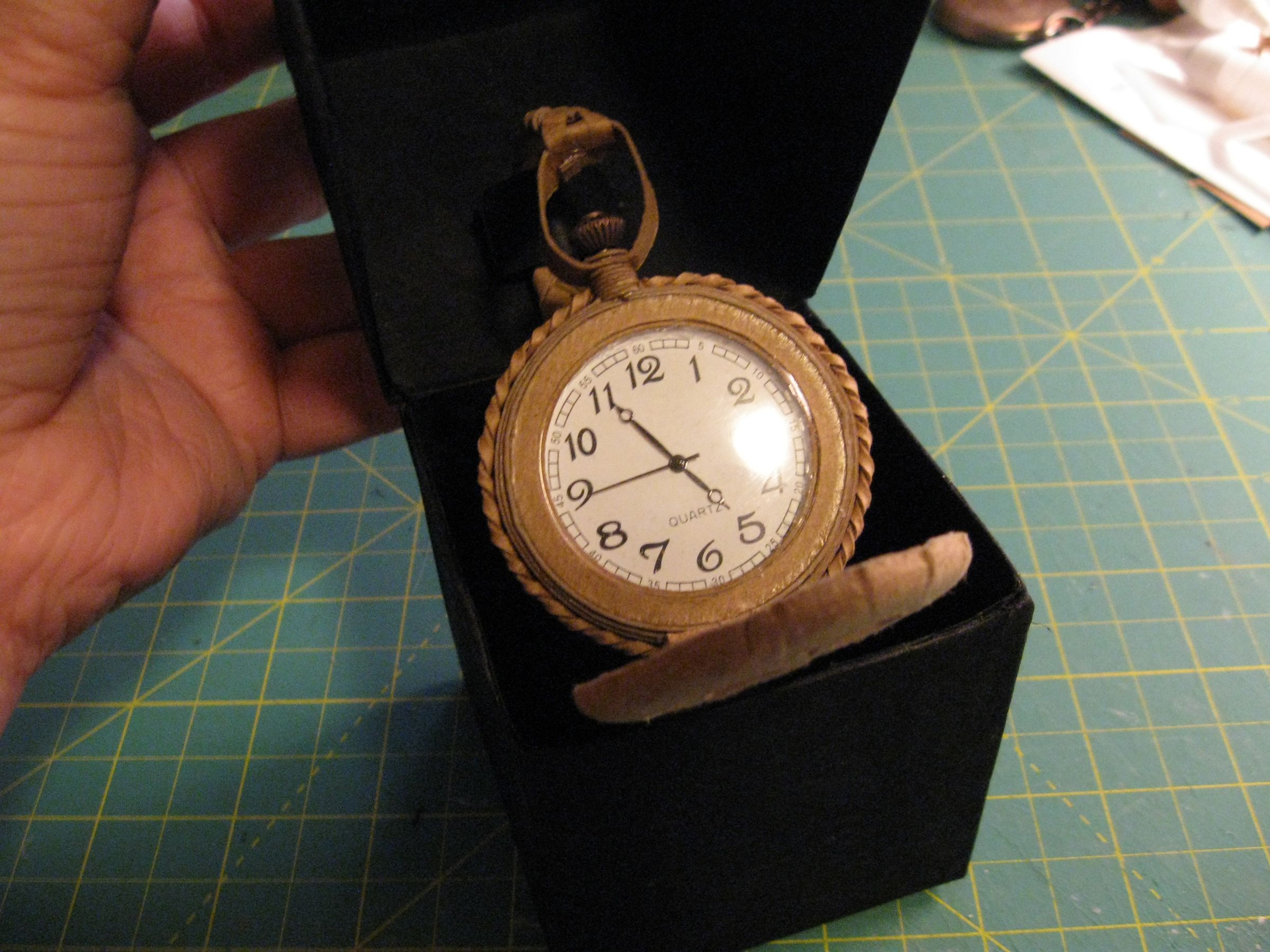 Cardboard Pocket Watch Stepbystep 7 Steps (with Pictures