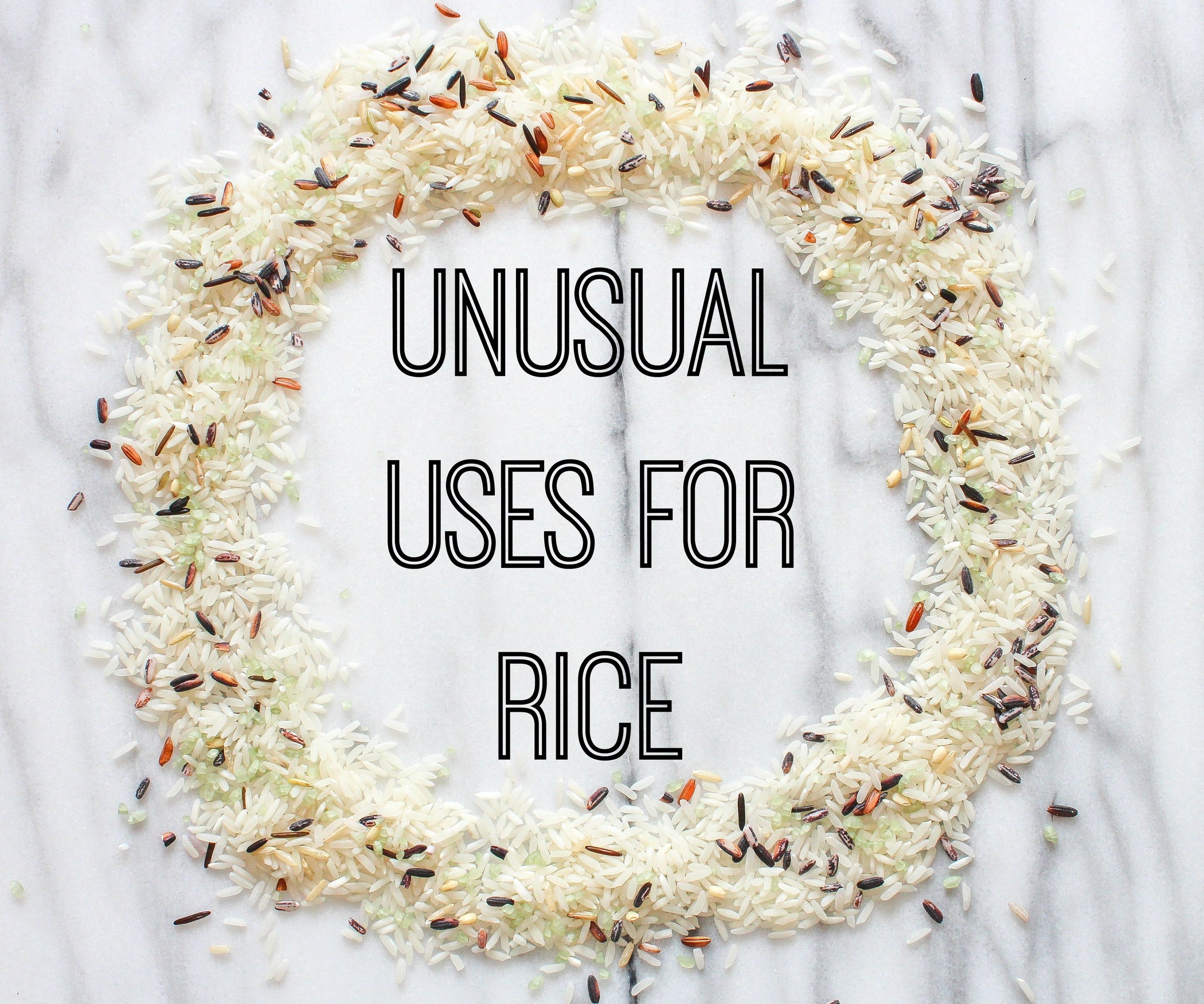 Unusual Uses for Rice 9 Steps (with Pictures) Instructables