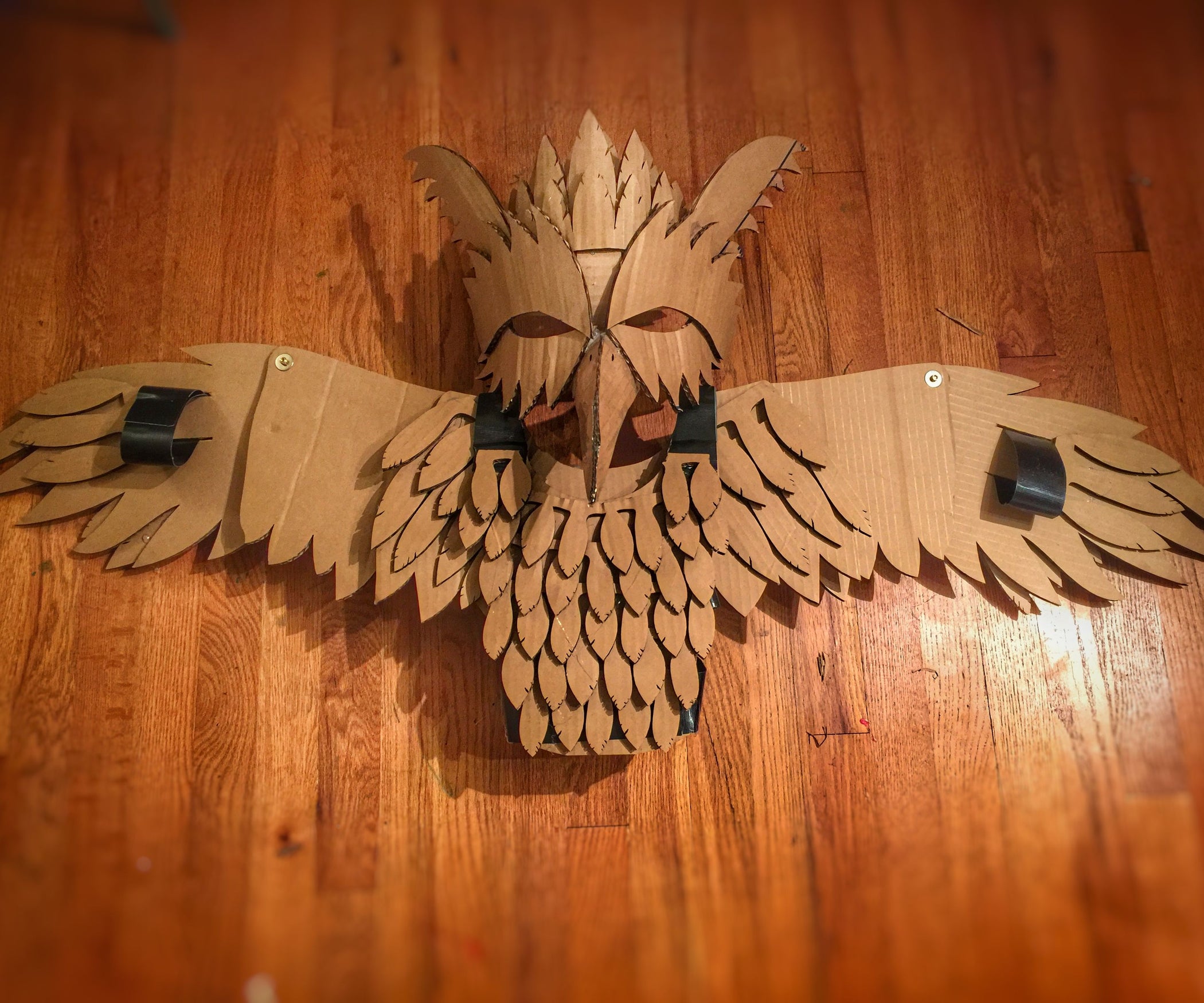 Cardboard Bird Man Costume With Wings 4 Steps (with Pictures) Instructables