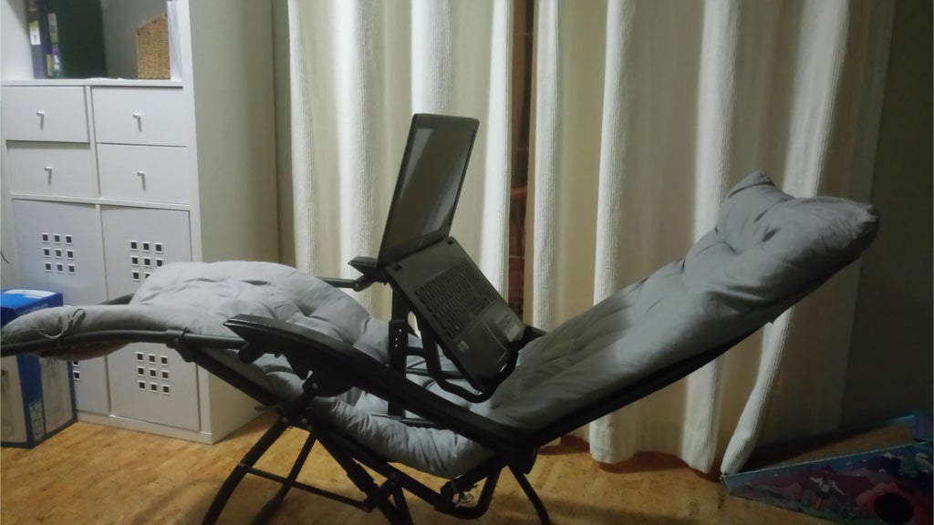 Zero Gravity Workstation And Laptop Stand 5 Steps Instructables