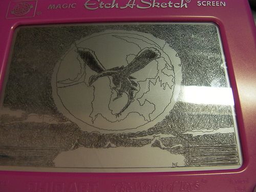 Unique Aluminum Plate Pencil Drawing Etch A Sketch for Kindergarten