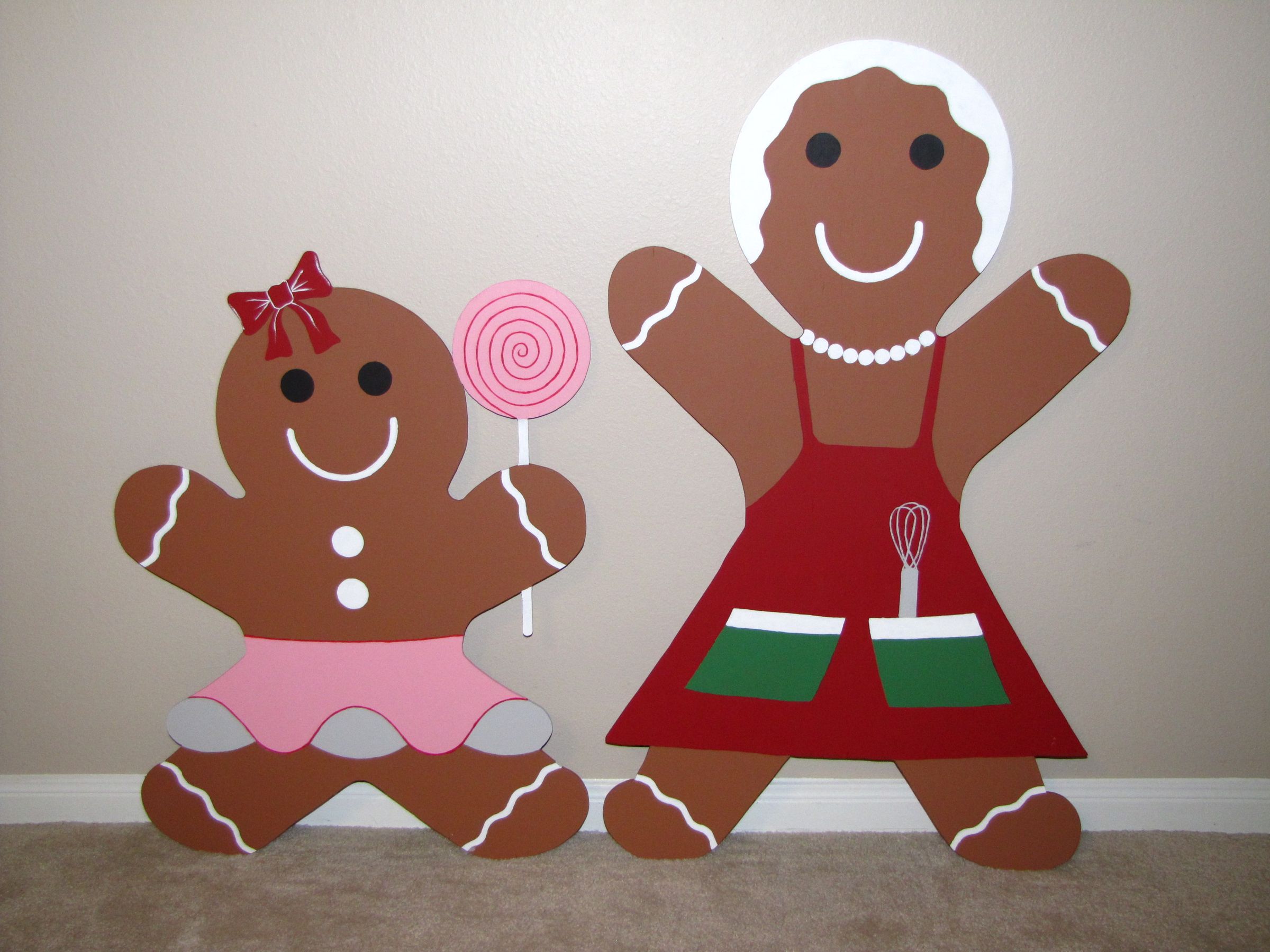 Gingerbread Man Christmas Yard Decoration Updated 7 Steps (with