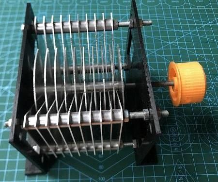DIY guide for Lets Build High Voltage Butterfly Air Capacitor for Loop Antennas with step-by-step instructions