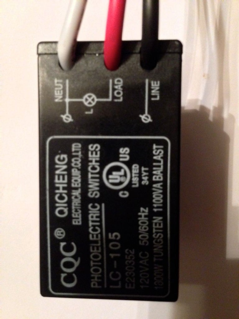 Wiring A Dusk To Dawn Photocell Sensor Instructables
