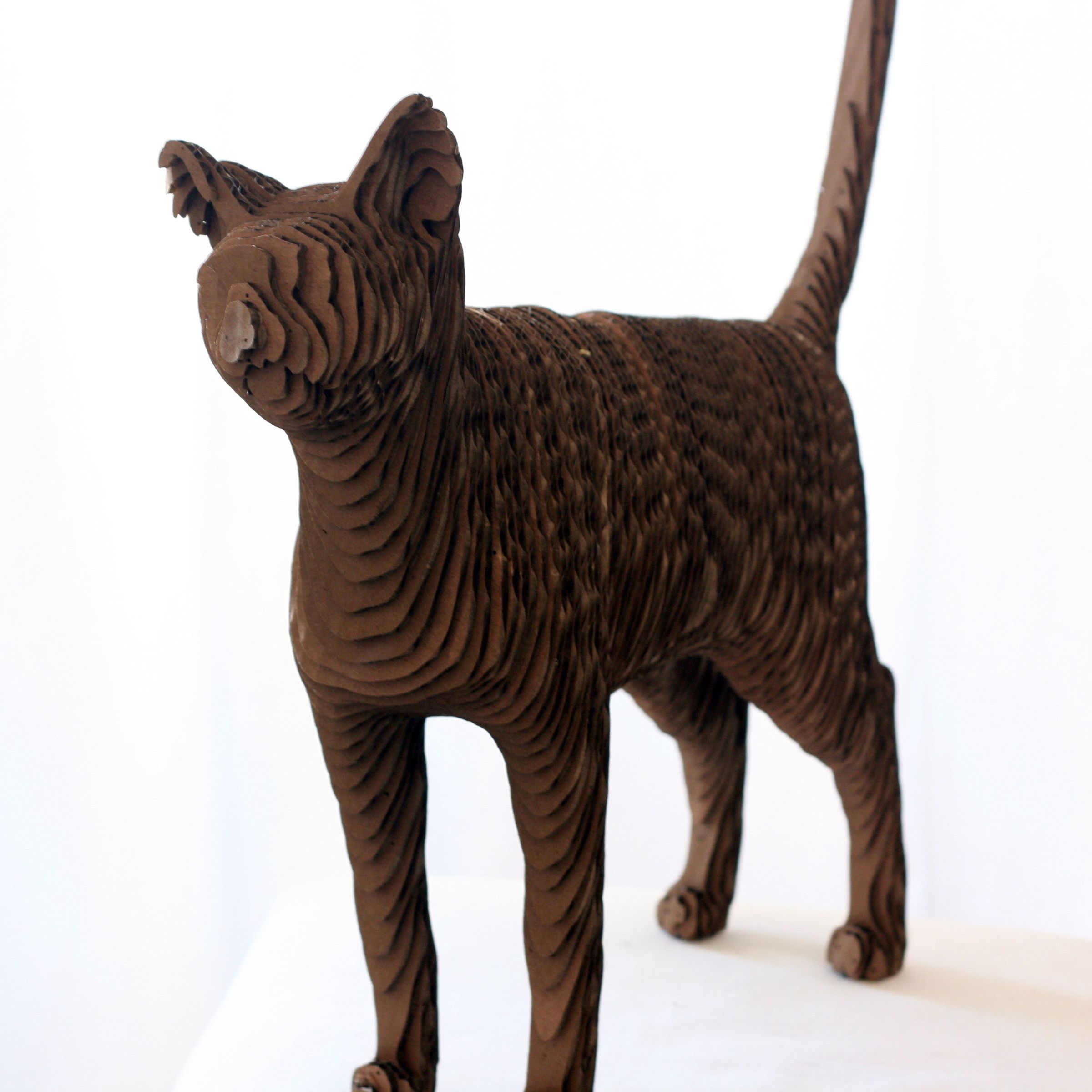 Life Size Cardboard Cat 3 Steps (with Pictures) Instructables