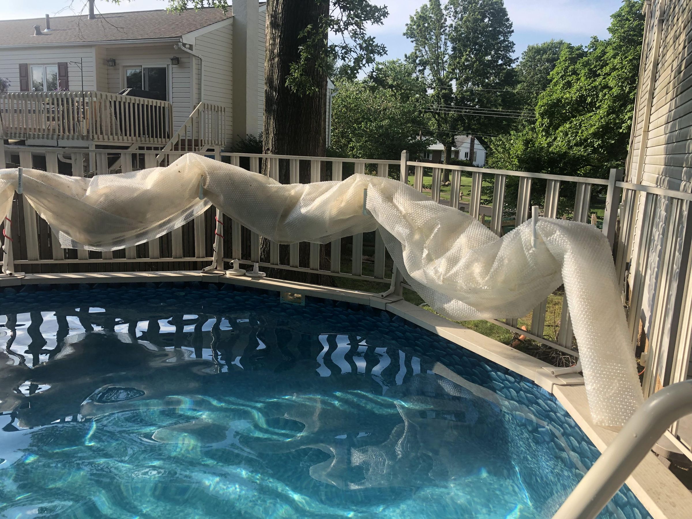 AG Pool Solar Cover Holder and Privacy Screen Instructables