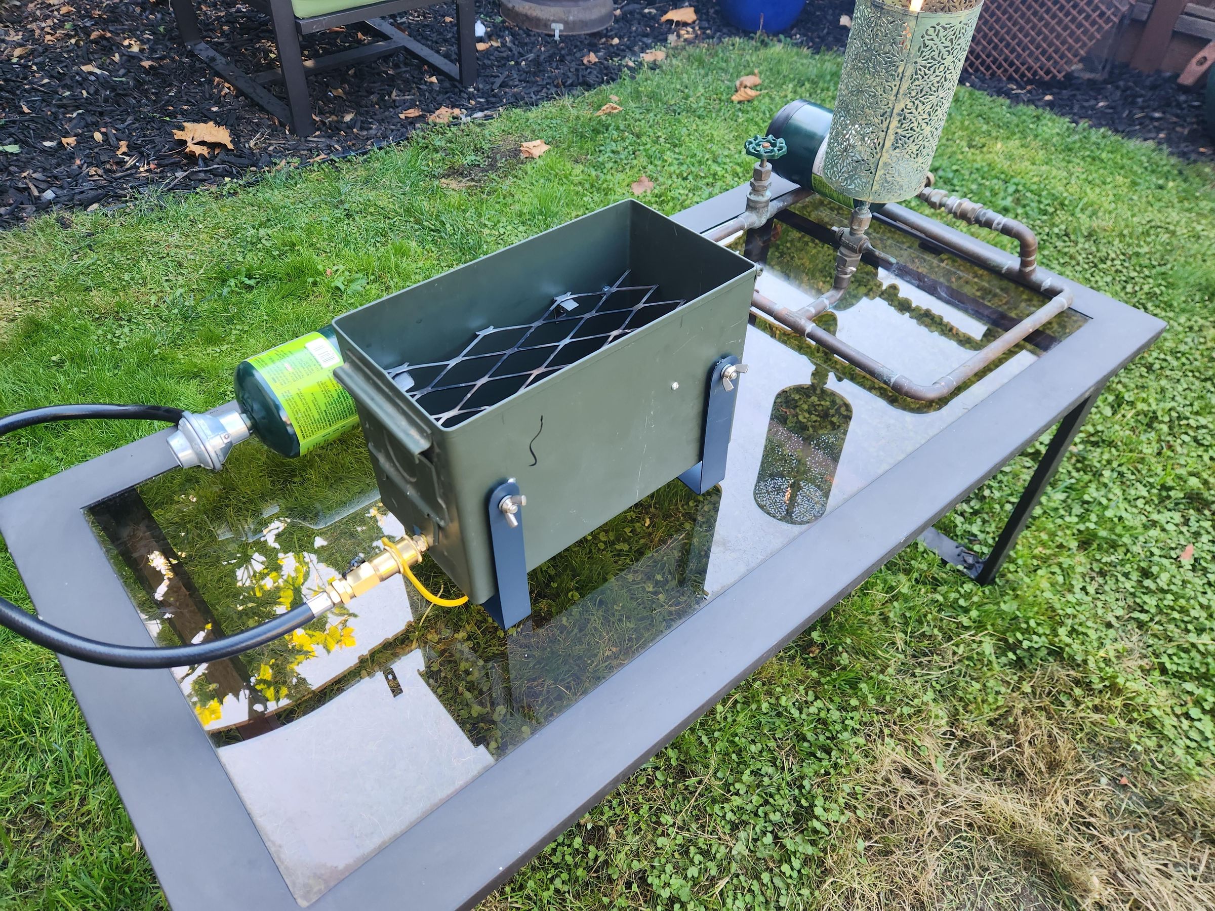 Tactical Ammo Can Portable Propane Fire Pit 4 Steps (with Pictures